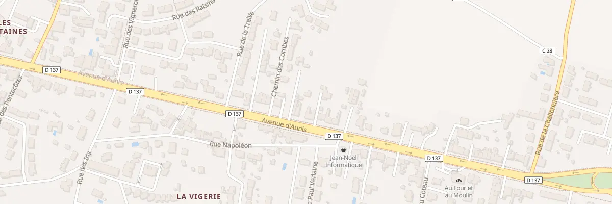 Plan du 46 Av d’Aunis à Tonnay-Charente
