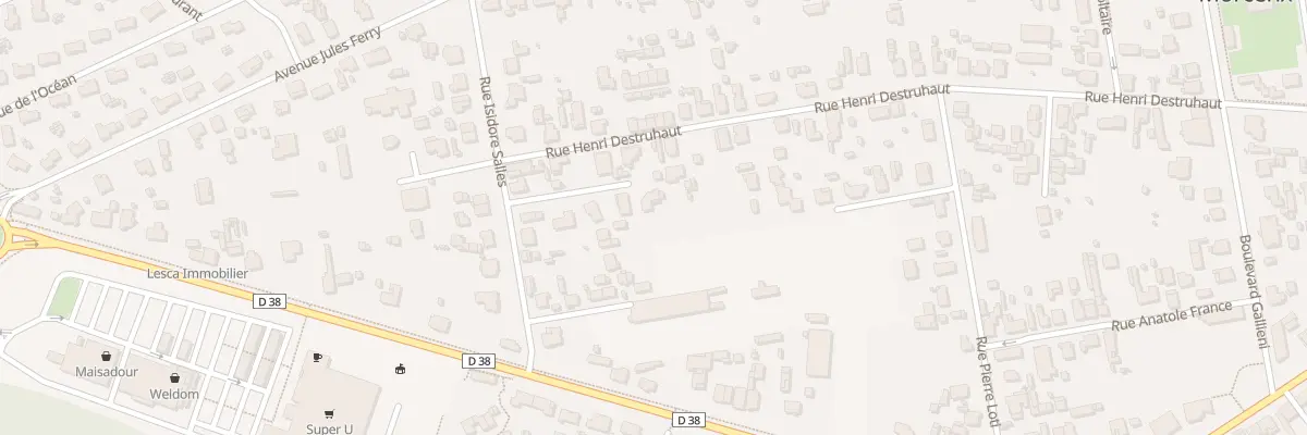 Plan du 28 Rue Isidore Salles à Morcenx-la-Nouvelle