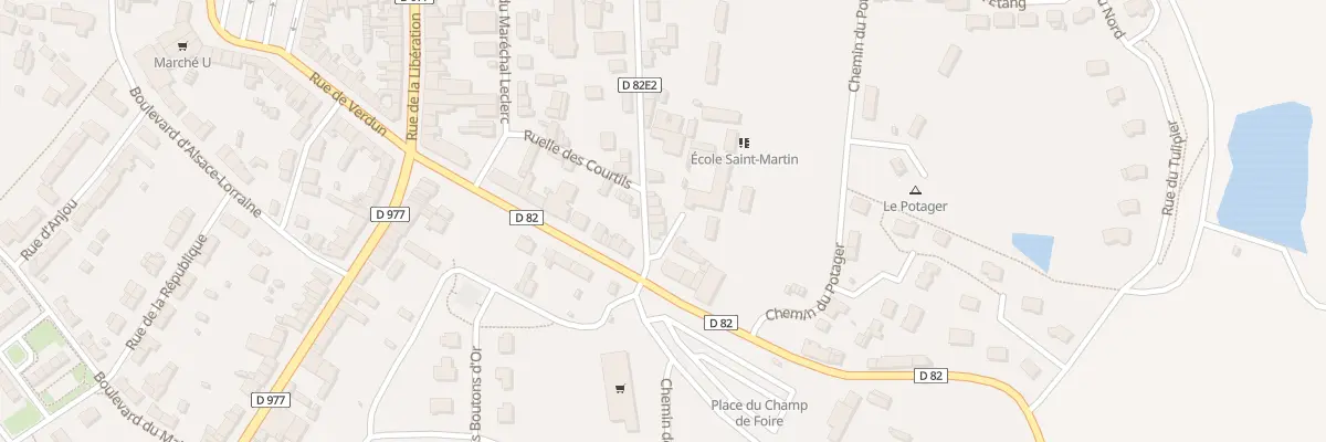 Plan du 27 Rue du Cdt Clouard - Sourdeval à Sourdeval