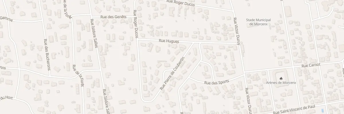 Plan du 4 Rue Pierre de Coubertin à Morcenx-la-Nouvelle