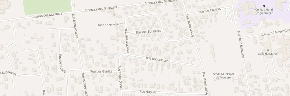 Plan du 16A Rue Roger Ducos à Morcenx-la-Nouvelle