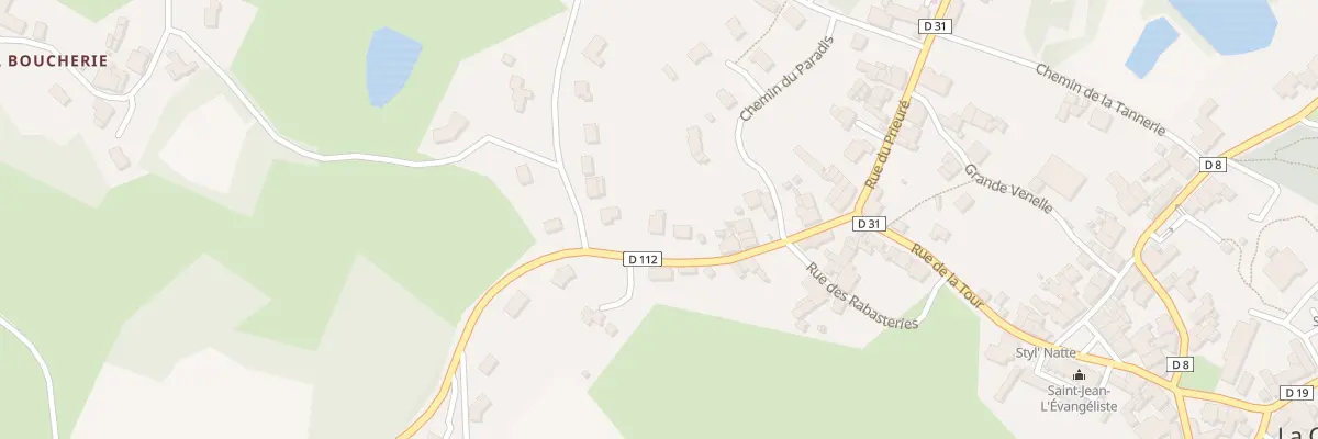 Plan du 24 Rue ouche de la croix à La Caillère-Saint-Hilaire
