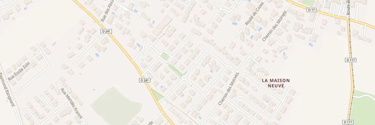 Plan du 9 Rue des Primeveres à Saujon