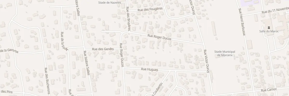 Plan du 15 Rue Roger Ducos à Morcenx-la-Nouvelle