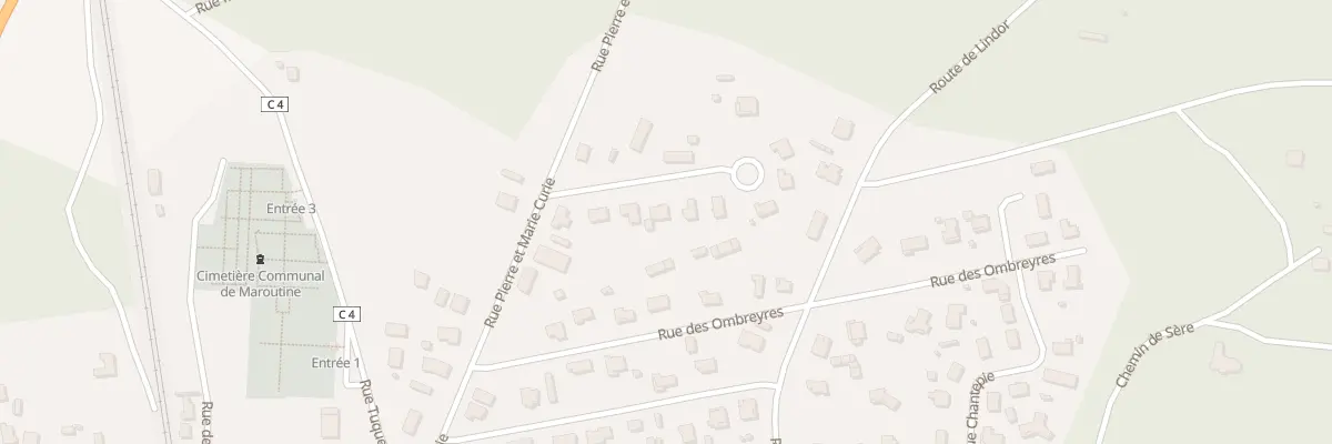 Plan du 86 Rue Émile Vignes à Labouheyre