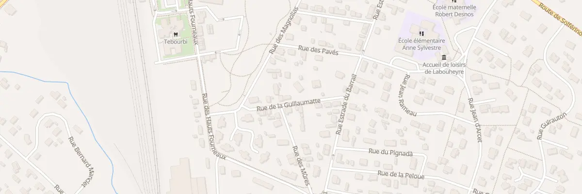 Plan du 143 Rue de la Guillaumatte à Labouheyre