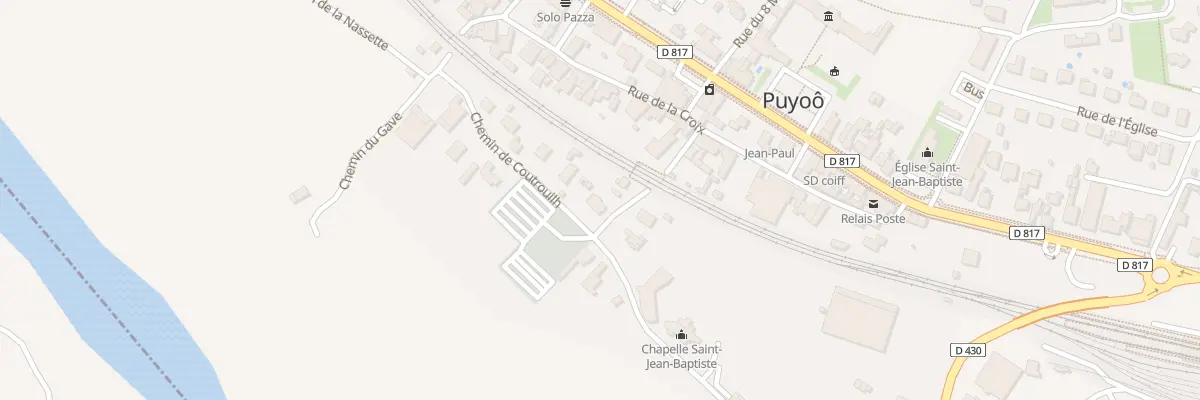 Plan du 377 Rue de la Vieille Église à Puyoô