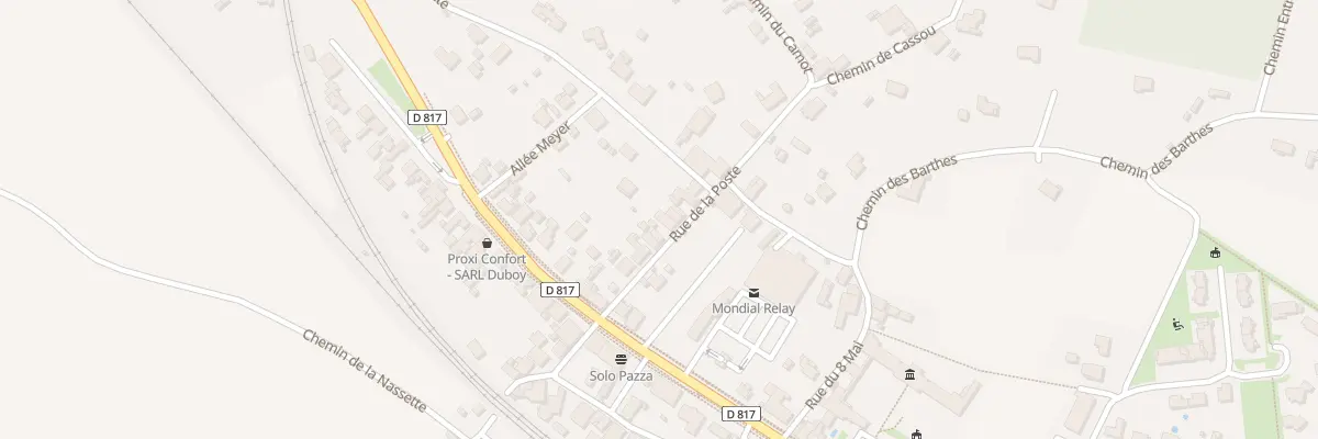 Plan du 79 Rue de la Poste à Puyoô
