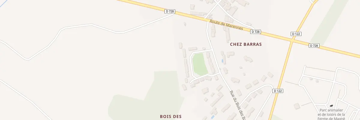 Plan du 57 Rue du Bois des Barreaux à Sainte-Gemme