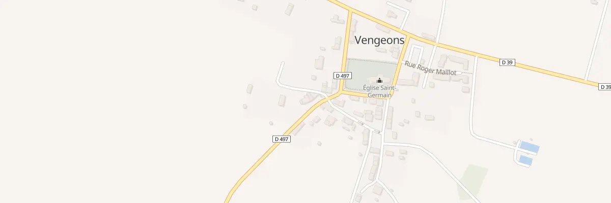 Plan du 5027 Le Bourg - Vengeons à Sourdeval