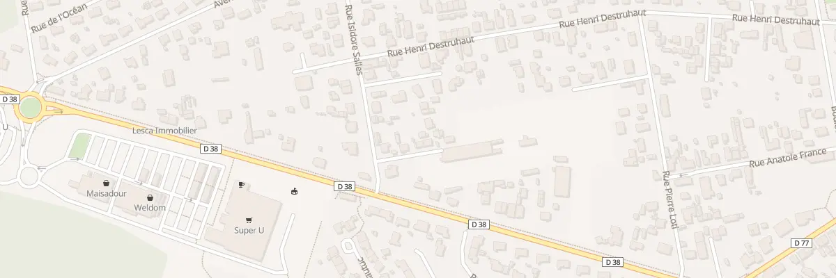 Plan du 14 Rue Isidore Salles à Morcenx-la-Nouvelle