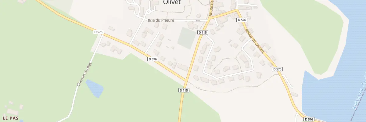Plan du 2 Rte de Loiron à Olivet