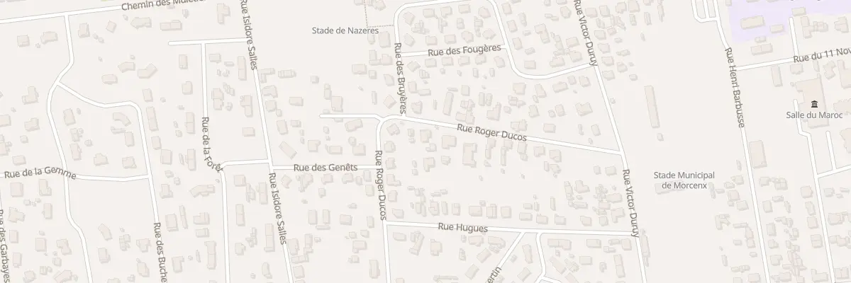 Plan du 17 Rue Roger Ducos à Morcenx-la-Nouvelle