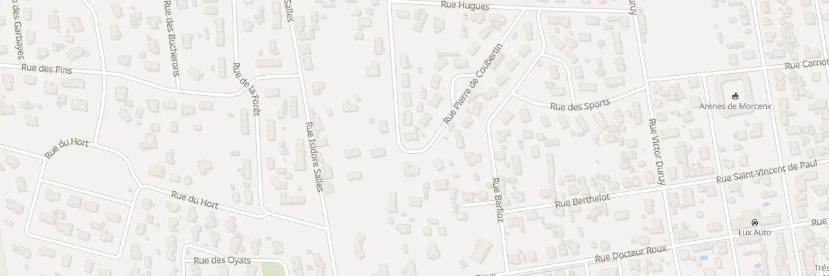Plan du 16 Rue Pierre de Coubertin à Morcenx-la-Nouvelle
