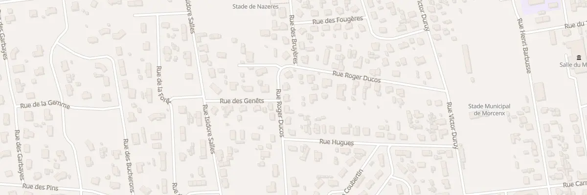 Plan du 23 Rue Roger Ducos à Morcenx-la-Nouvelle