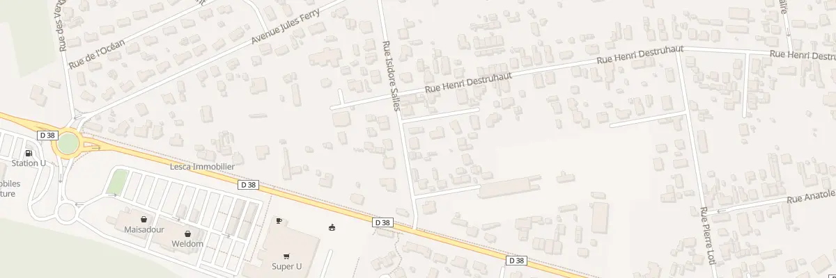 Plan du 20 Rue Isidore Salles à Morcenx-la-Nouvelle