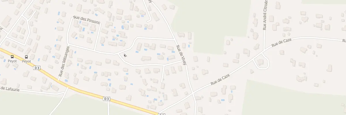 Plan du 2 Rue des Mésanges à Mios