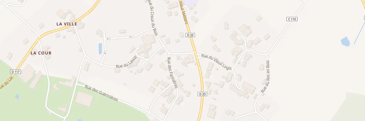 Plan du 3 Rue des farinières à Chavagnes-les-Redoux