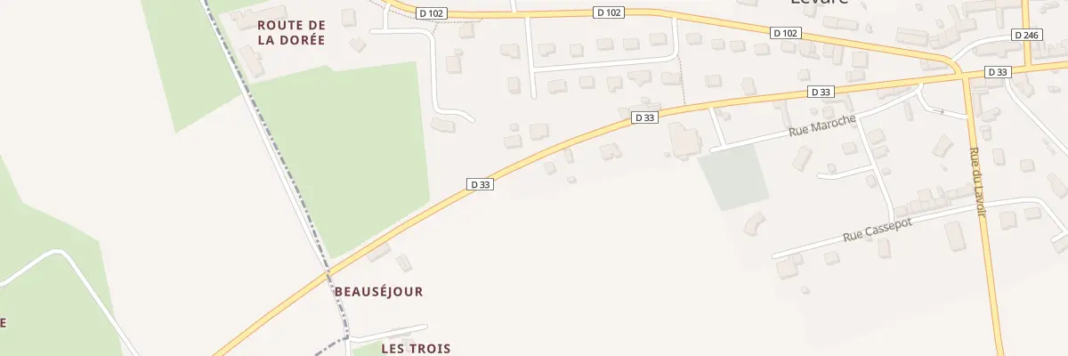 Plan du 10 Rue des 3 Sources à Levaré