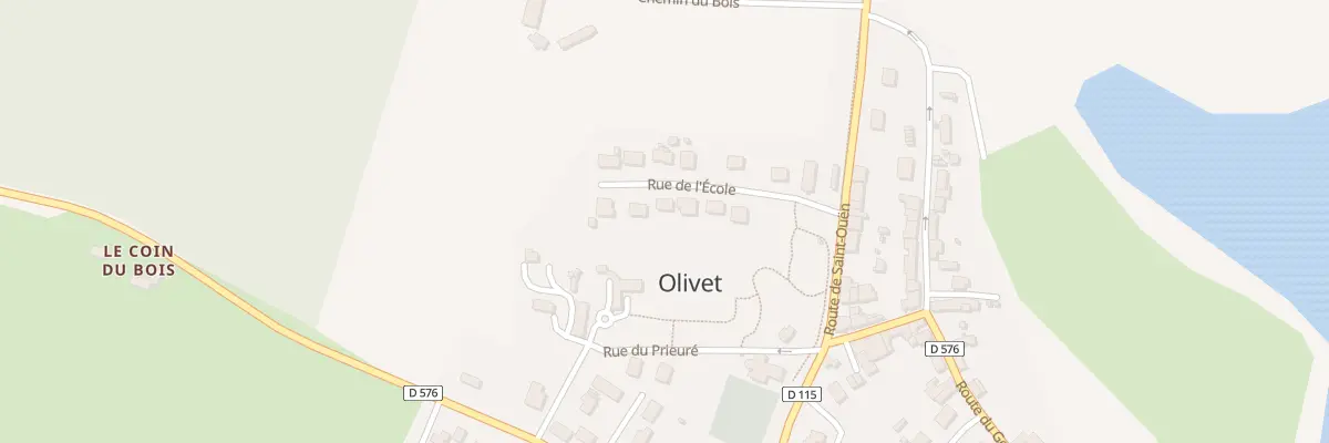 Plan du 7 Rue de l’Ecole à Olivet