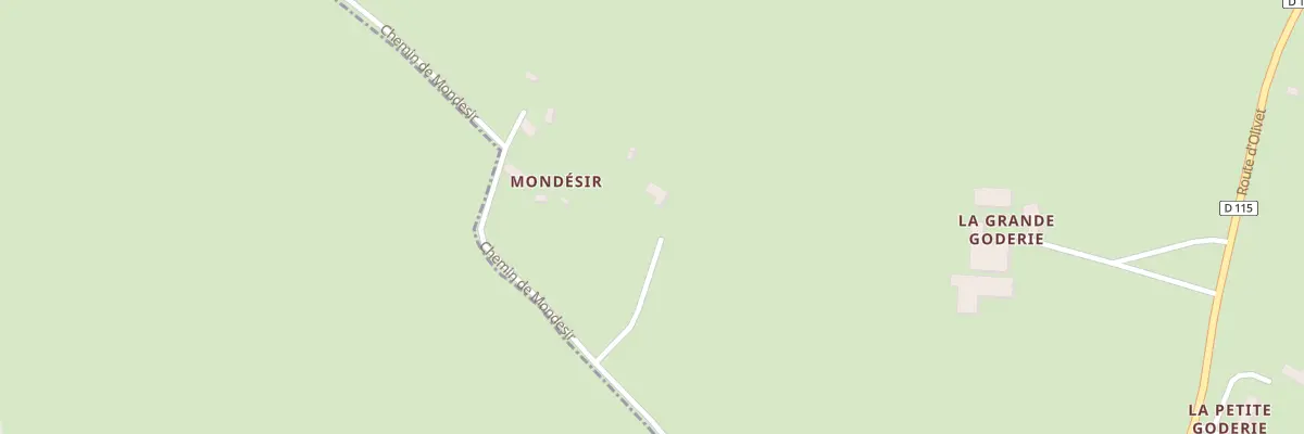 Plan du 584 Che de Mondésir à Saint-Ouën-des-Toits