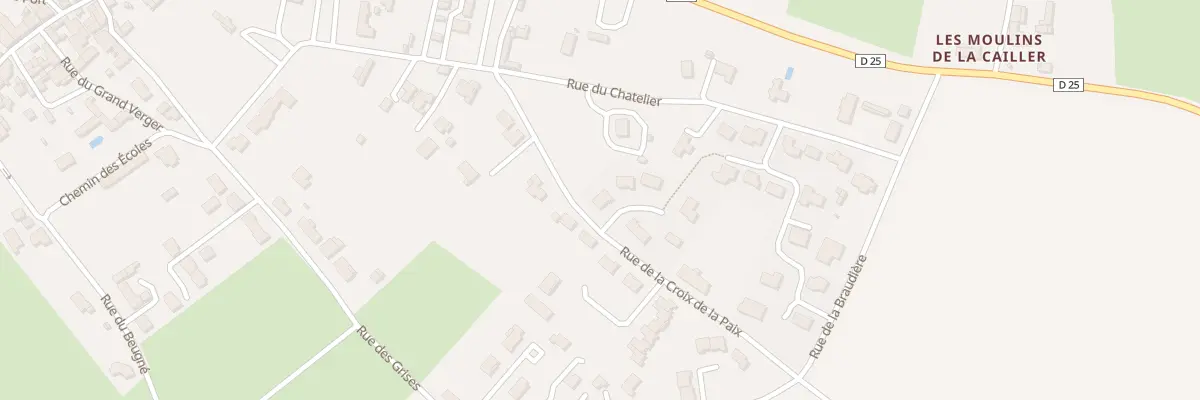 Plan du 1 Fief du Châtelet au Gué-de-Velluire