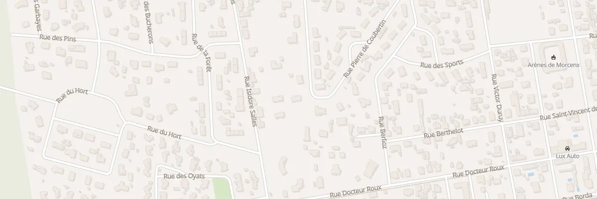 Plan du 5 Rue Pierre de Coubertin à Morcenx-la-Nouvelle