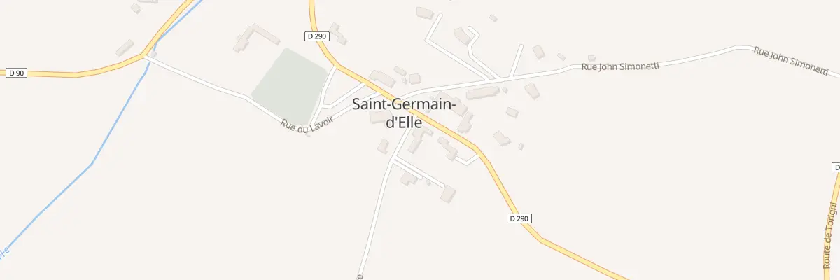 Plan du 5071 Le Bourg à Saint-Germain-d’Elle