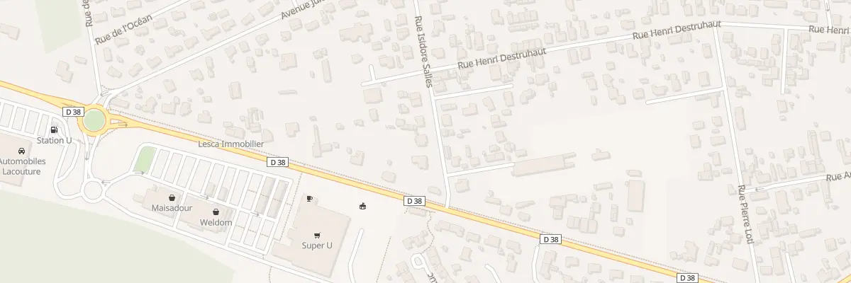 Plan du 5 Rue Isidore Salles à Morcenx-la-Nouvelle