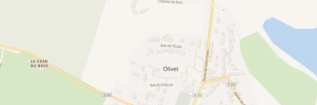 Plan du 9 Rue de l’Ecole à Olivet
