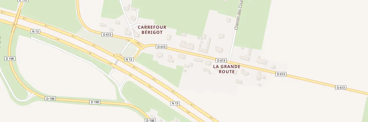 Plan du 1507 Rte de l’Ancienne Voie Romaine à Formigny La Bataille