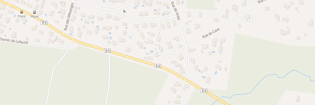 Plan du 1A Rue de Caze à Mios