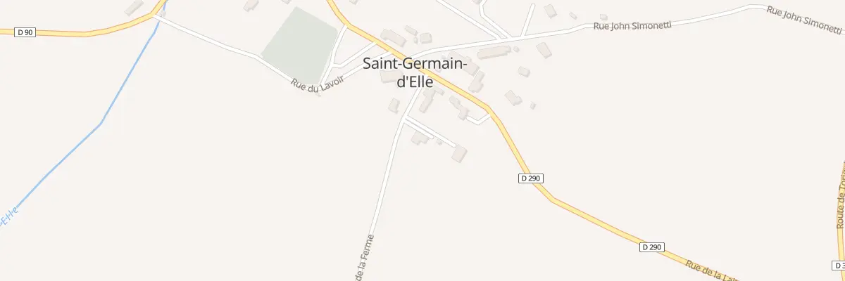 Plan du 7 Rue de la Ferme à Saint-Germain-d’Elle