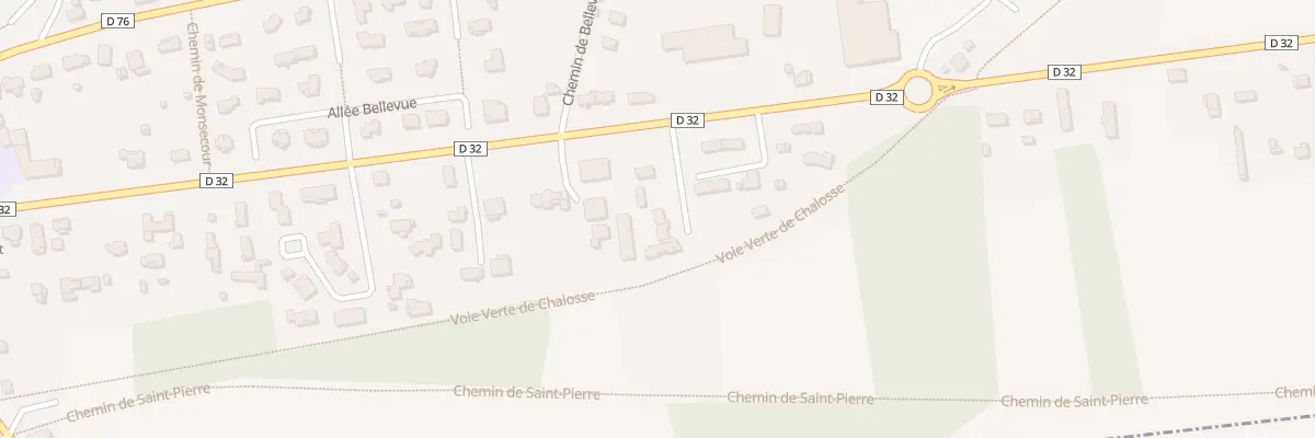 Plan du 596 Rte de Montfort à Hinx