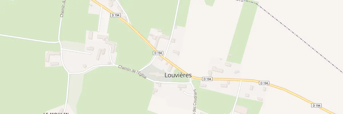Plan du 366 Rte des Louves à Formigny La Bataille