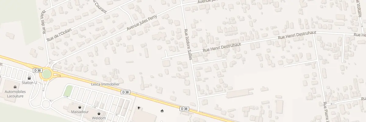 Plan du 15 Rue Isidore Salles à Morcenx-la-Nouvelle
