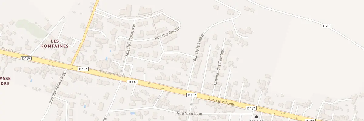 Plan du 3 Rue des Grappes à Tonnay-Charente