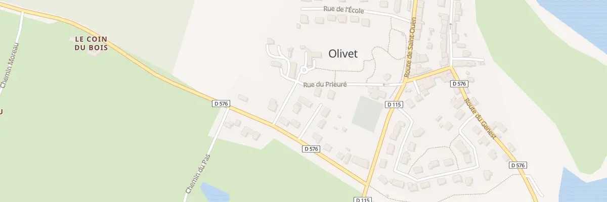 Plan du 5 Rue des Acacias à Olivet