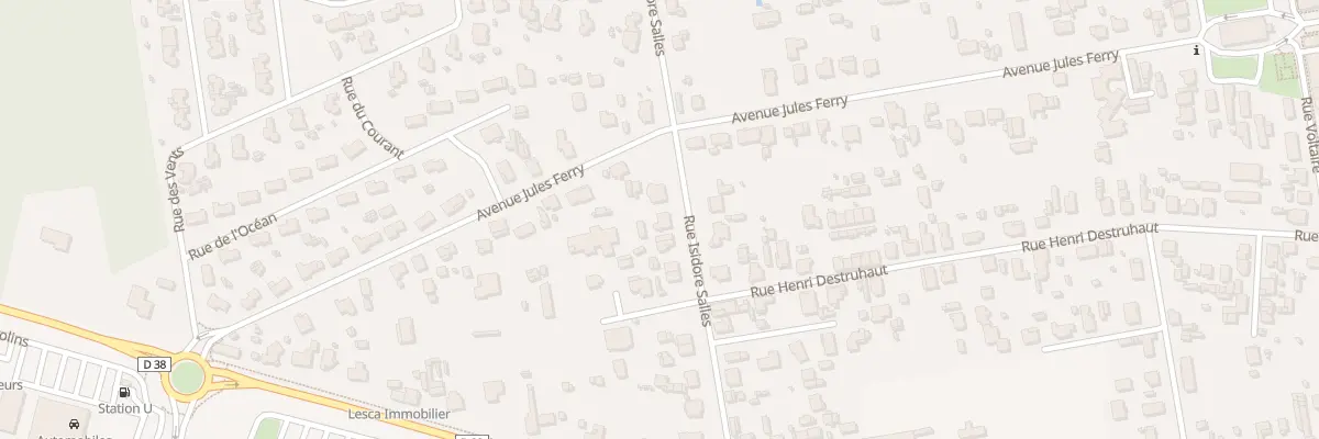 Plan du 25 Rue Isidore Salles à Morcenx-la-Nouvelle