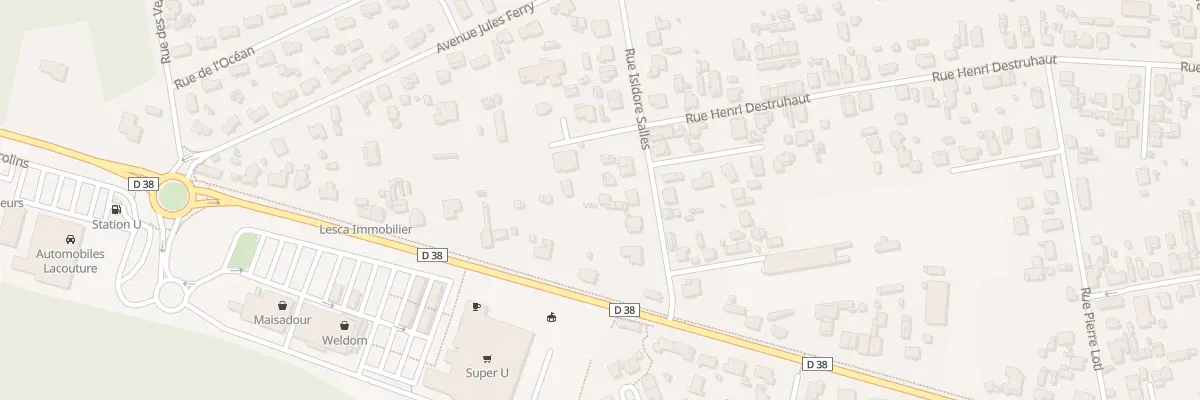 Plan du 9 Rue Isidore Salles à Morcenx-la-Nouvelle