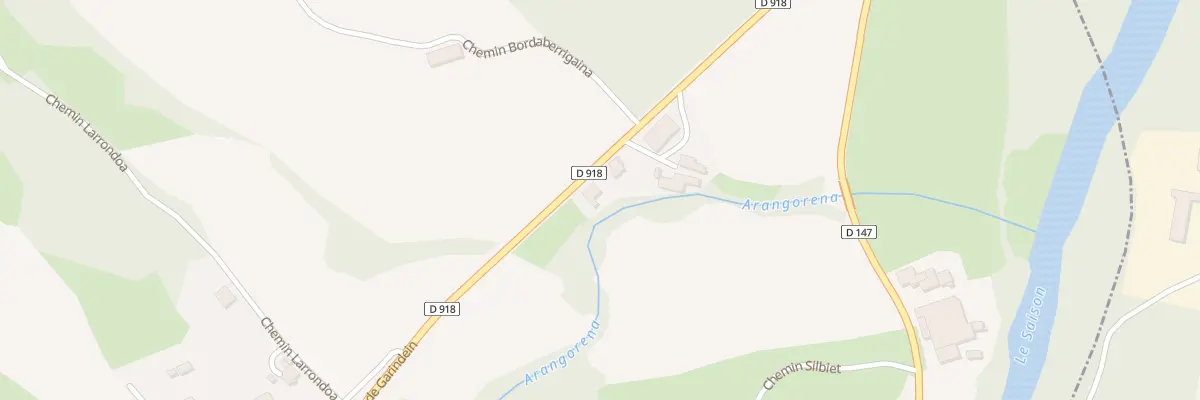 Plan du 2090 Rte de Garindein à Ordiarp