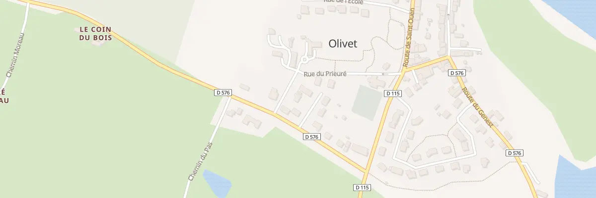 Plan du 3 Rue des Acacias à Olivet