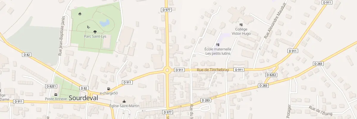 Plan du 2 Rue Jules Labiche - Sourdeval à Sourdeval