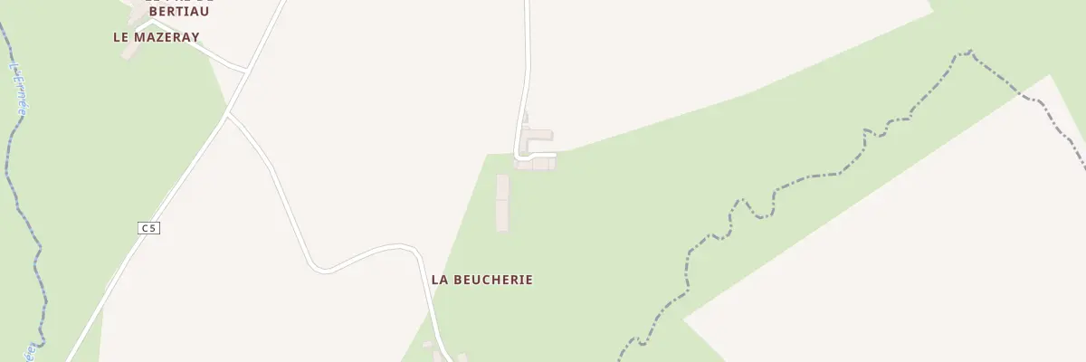 Plan du 1 La Beucheraie à Carelles