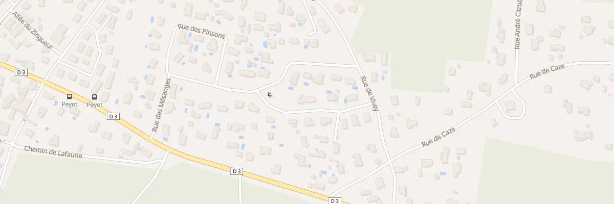Plan du 6 Rue des Mésanges à Mios
