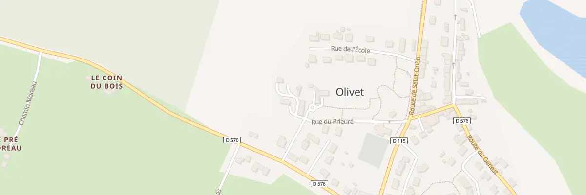 Plan du 6 Rue du Prieuré à Olivet