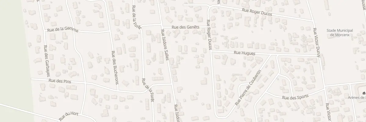 Plan du 68 Rue Isidore Salles à Morcenx-la-Nouvelle