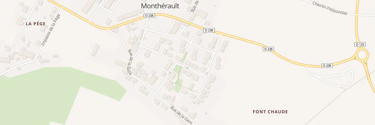 Plan du 11 Rue des Trois Rivières à Trizay