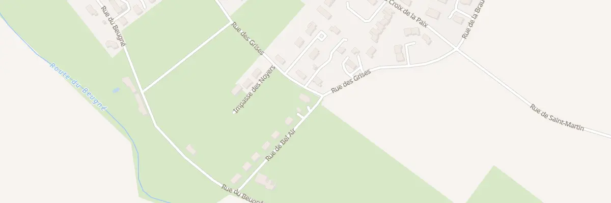 Plan du 2 Bel-air au Gué-de-Velluire