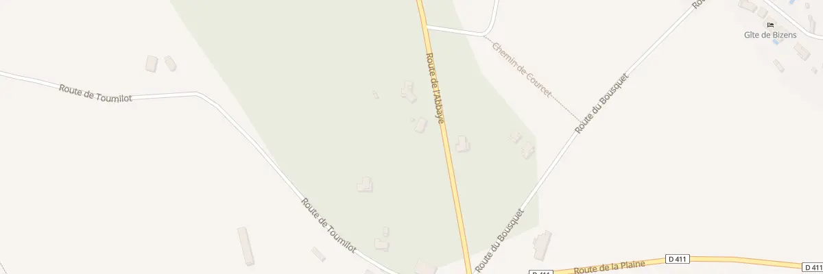 Plan du 181 Rte de l’Abbaye à Goos